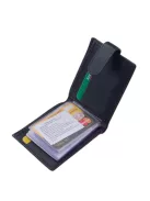 La Scala AD01/T kék bőr kártyatartó