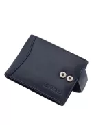 La Scala AD01/T kék bőr kártyatartó