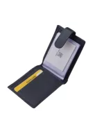 La Scala AD01/T kék bőr kártyatartó