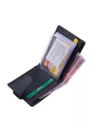 La Scala AD01/T kék bőr kártyatartó