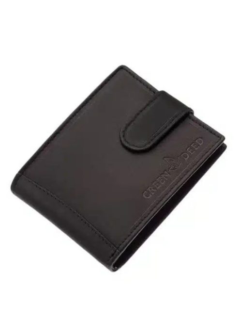 Green Deed SGR30809/T fekete bőr kártyatartó