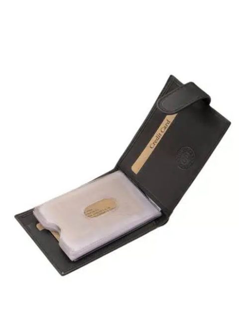 Green Deed SGR30809/T fekete bőr kártyatartó