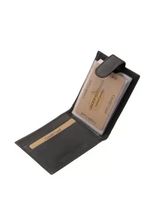 Green Deed SGR30809/T fekete bőr kártyatartó