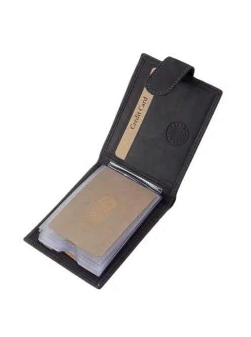 Green Deed SGH30809/T fekete bőr kártyatartó