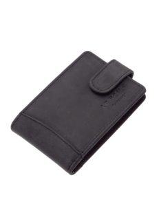 La Scala LSH30809/T fekete bőr kártyatartó