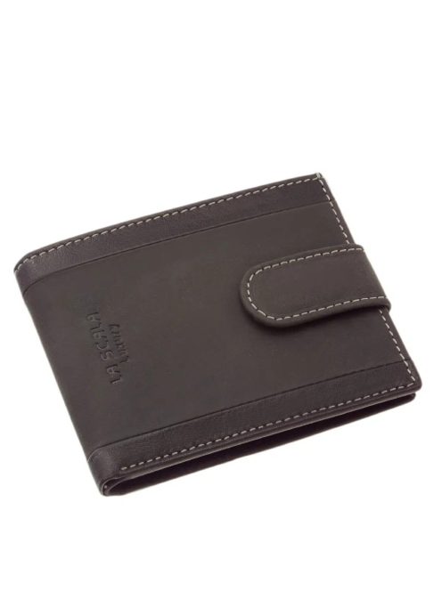 La Scala  SHL30809/T fekete bőr kártyatartó