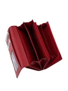 La Scala LDN35 piros női pénztárca