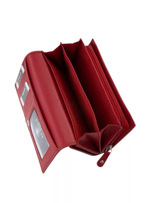 La Scala LDN35 piros női pénztárca