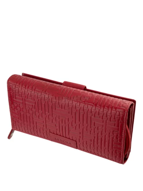La Scala LDN35 piros női pénztárca