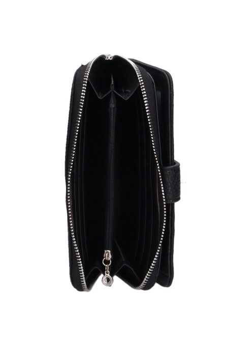 Divatos C-539 fekete női pénztárca
