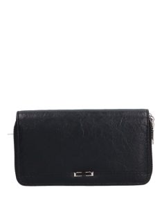 Divatos C-516 fekete női pénztárca