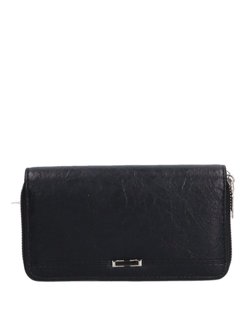 Divatos C-516 fekete női pénztárca