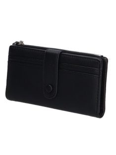Divatos C-430 fekete női pénztárca