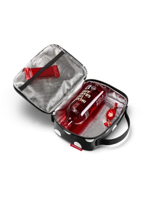 Reisenthel OY7073 Thermocase dots white hűtőtáska és uzsonnás táska