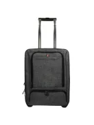 Enrico Benetti Frankfurt szürke 2 kerekű laptoptáska/kabin bőrönd 75008 012