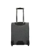 Enrico Benetti Frankfurt szürke 2 kerekű laptoptáska/kabin bőrönd 75008 012