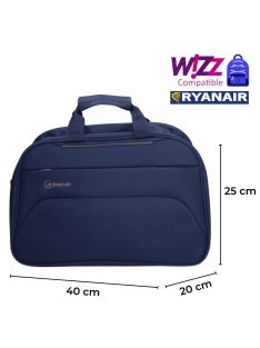   Benzi 5566 kék fedélzeti kabintáska Wizzair/Ryanair 40x25x20 cm