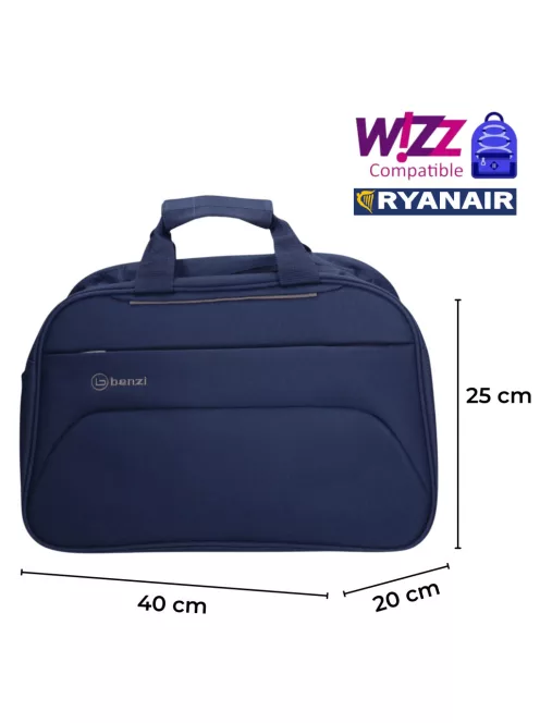 Benzi 5566 kék fedélzeti kabintáska Wizzair/Ryanair 40x25x20 cm