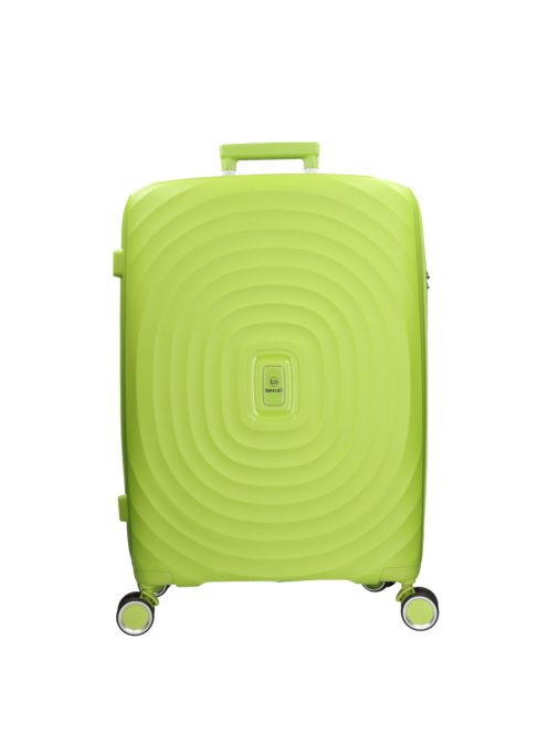 Benzi 5751 M zöld közepes méretű bőrönd 