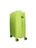 Benzi 5751 M zöld közepes méretű bőrönd 