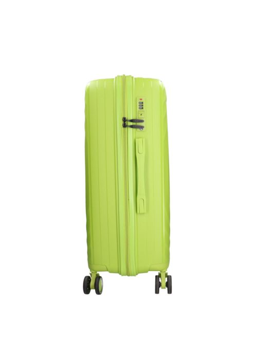 Benzi 5751 M zöld közepes méretű bőrönd 