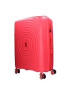 Benzi 5751 L piros nagy méretű bőrönd