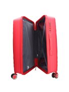 Benzi 5751 L piros nagy méretű bőrönd