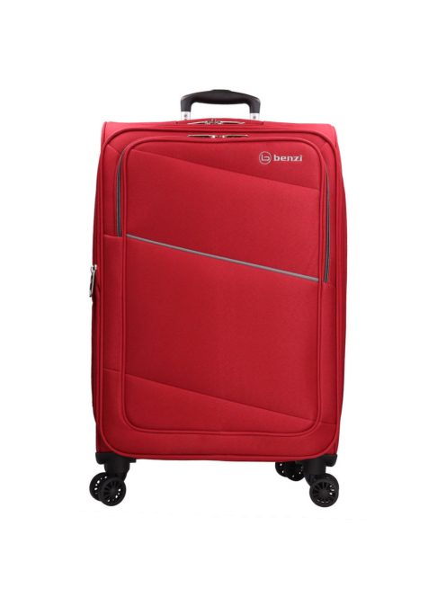 Benzi 5757 L piros nagy méretű bőrönd