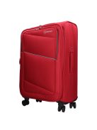 Benzi 5757 L piros nagy méretű bőrönd