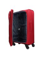 Benzi 5757 L piros nagy méretű bőrönd