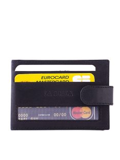 La Scala DK13 bőr fekete kártyatartó