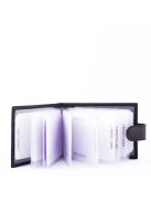 La Scala DK13 bőr fekete kártyatartó