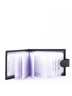 La Scala DK13 bőr fekete kártyatartó