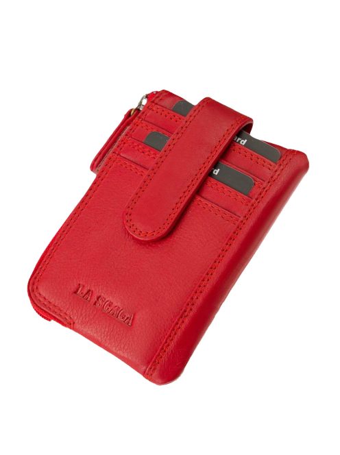 La Scala SE202 piros bőr kulcstartó