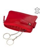 La Scala SE202 piros bőr kulcstartó