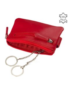 La Scala SE202 piros bőr kulcstartó