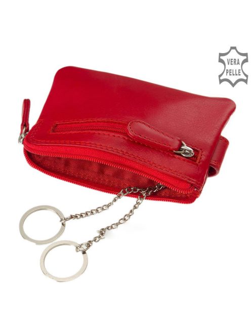 La Scala SE202 piros bőr kulcstartó