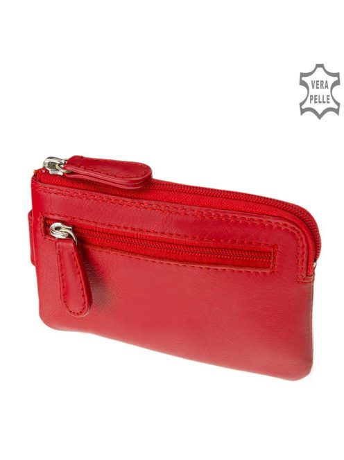 La Scala SE202 piros bőr kulcstartó