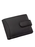 La Scala AD01/T fekete bőr kártyatartó