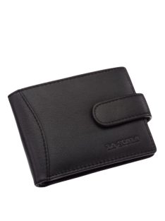 La Scala AD01/T fekete bőr kártyatartó