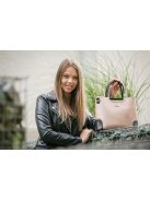 Karen 1491 bis fehér mintás táska