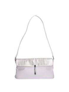 Karen 020 fehér ezüst rostbőr női kicsi válltáska