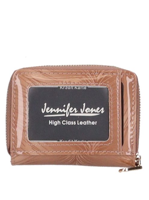 Jennifer Jones 5262-11 bézs bőr női pénztárca