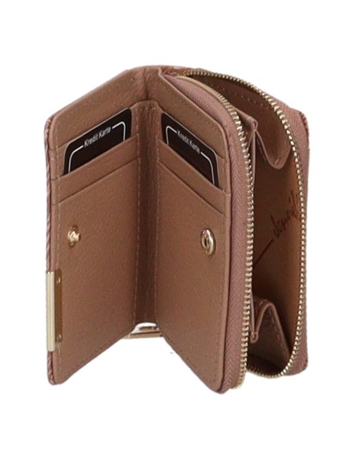 Jennifer Jones 5262-11 bézs bőr női pénztárca