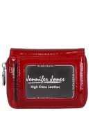 Jennifer Jones 5262-2 piros bőr női pénztárca