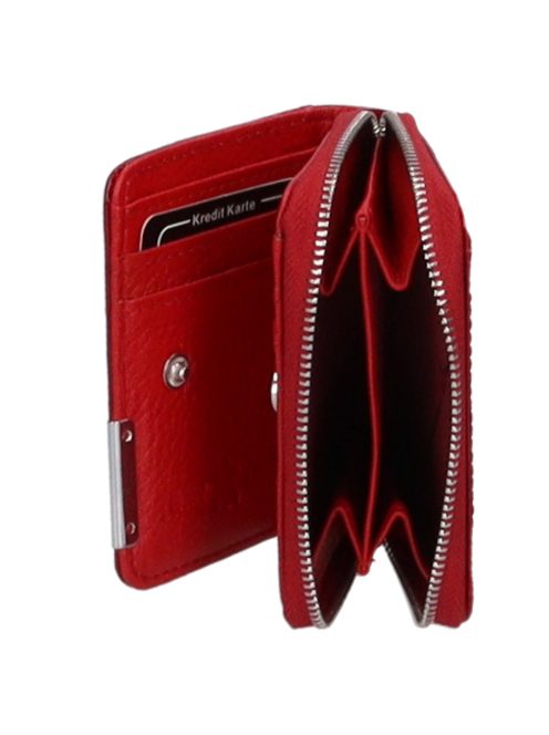 Jennifer Jones 5262-2 piros bőr női pénztárca