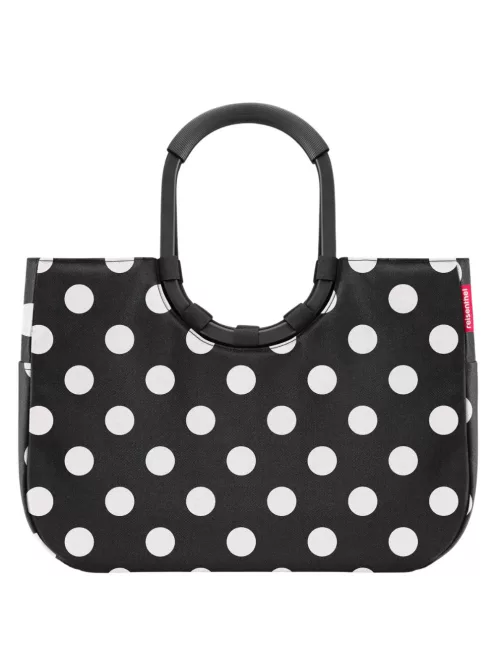 Reisenthel OR7072 Loopshopper L frame dots white női bevásárlótáska