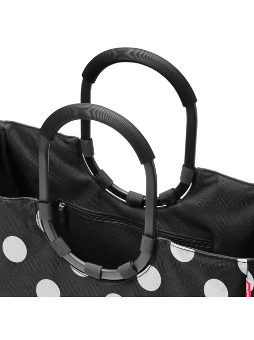 Reisenthel OR7072 Loopshopper L frame dots white női bevásárlótáska