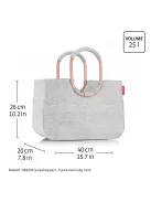 Reisenthel OR7072 Loopshopper L frame dots white női bevásárlótáska