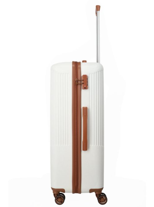 Travelite Bali L fehér nagy méretű bőrönd 